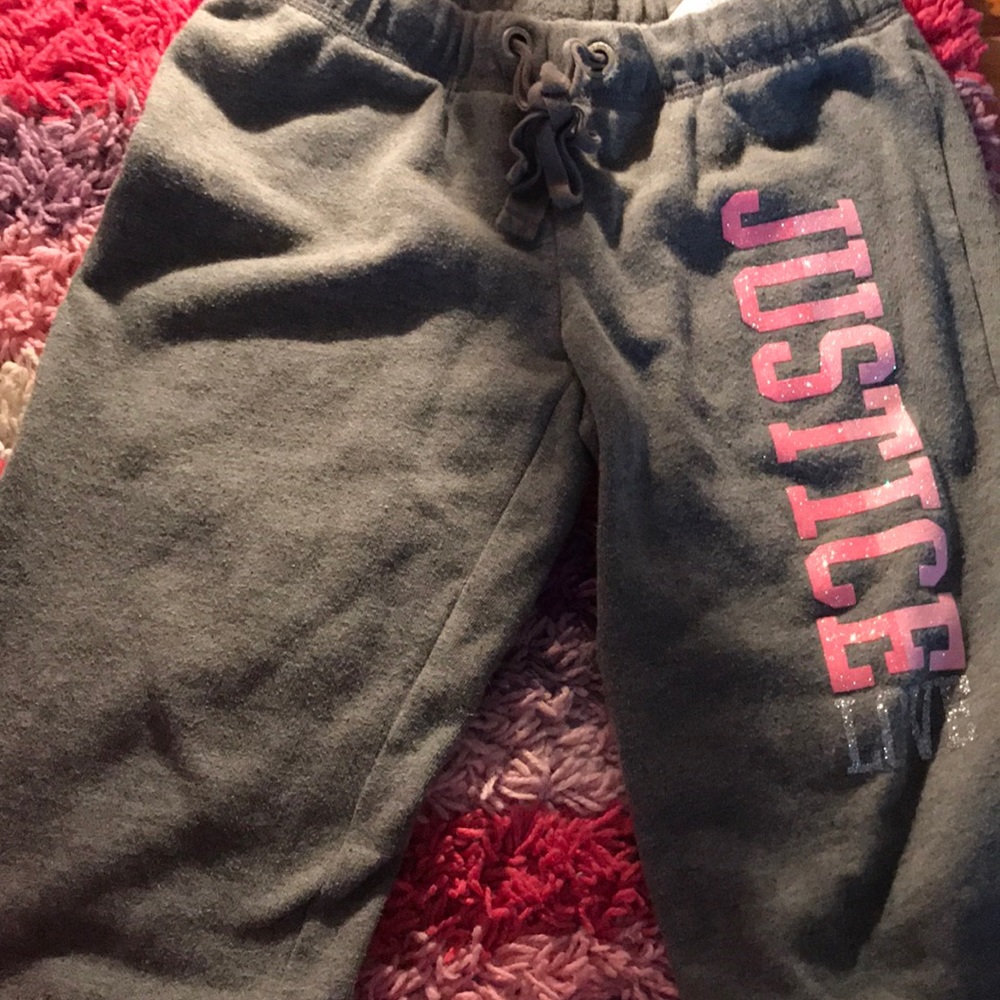 Justice sweat pants